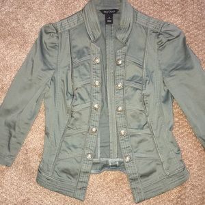 Green military style jacket from WHBM